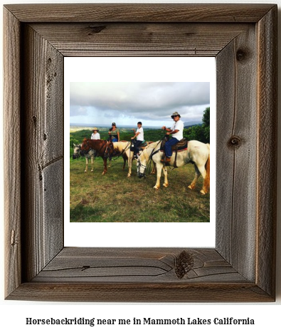 horseback riding near me in Mammoth Lakes, California